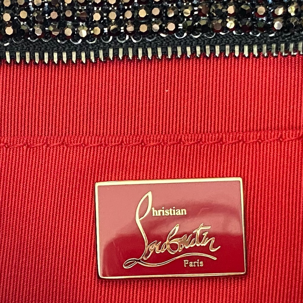 Christian Louboutin Maykimay Strass Clutch